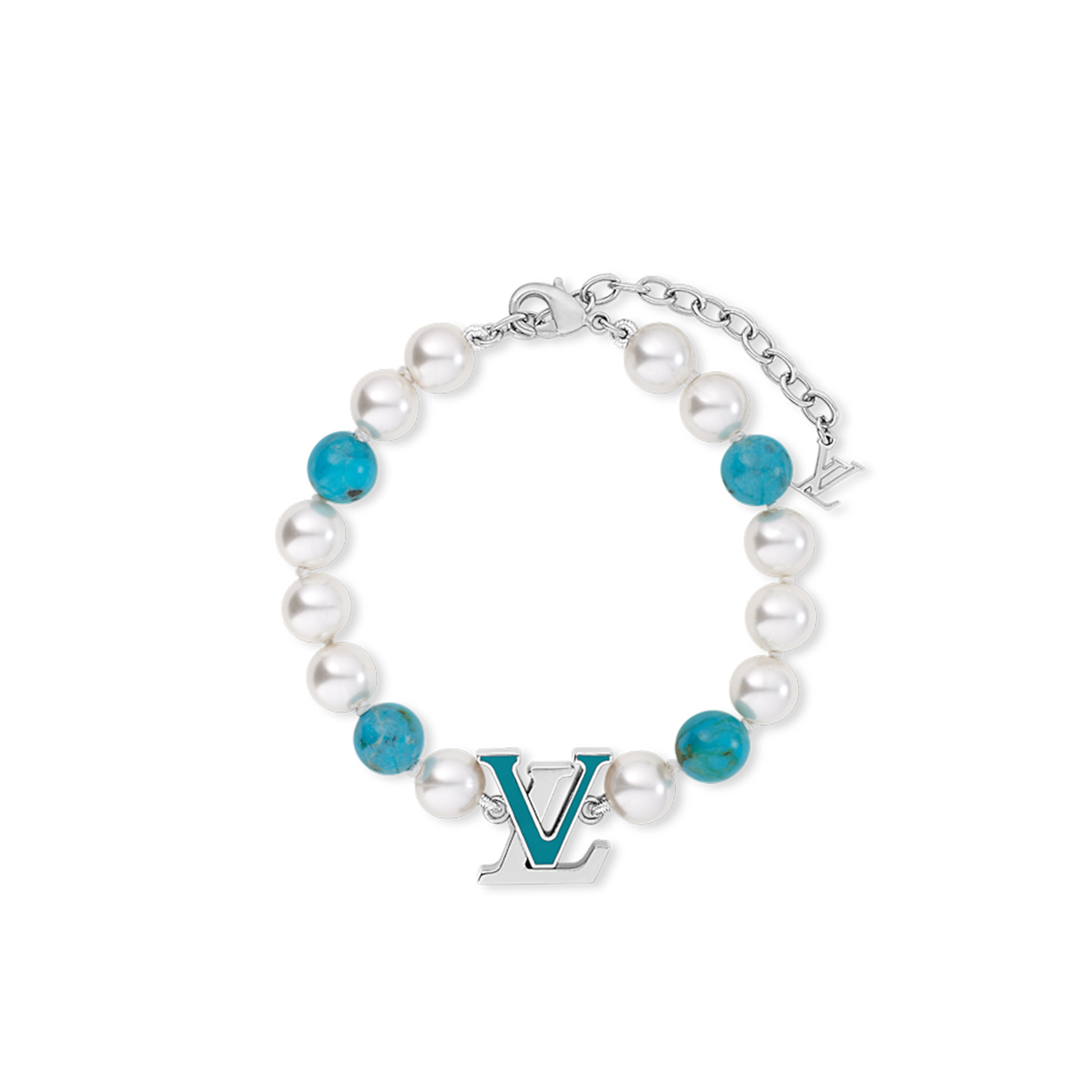 LOUIS VUITTON TURQUOISE RODEO BRACELET M1154A